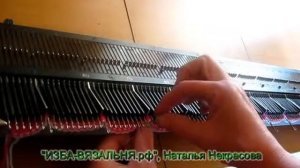 Вязаные цветы: РОЗА 7, вязание на вязальной машине