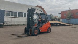 Вилочный газовый погрузчик LINDE  H50T грузоподъемностью 5