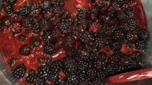 Веганское варенье из ежевики без сахара