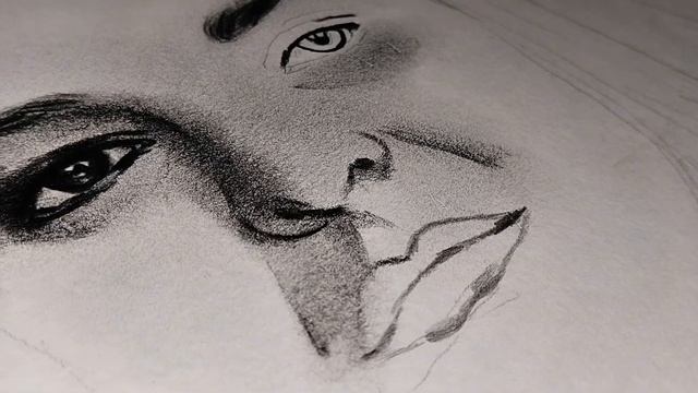 🪞✨ВИКТОРИЯ РАЙДОС ✨🪞 портрет простым карандашом ✏ смотреть онлайн