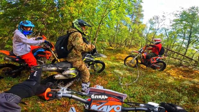 Хард Эндуро на KAYO K1! 250сс ПОЛНЫЙ ГАЗ по Болотам! смотреть онлайн