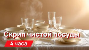 Звуки для соседей - скрип чистой посуды