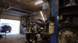 Установка большой кабины МТЗ 82 Часть 1