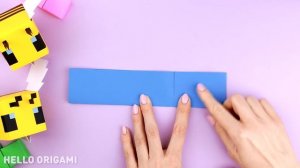 Оригами Майнкрафт Пчела из бумаги | Майнкрафт игрушка