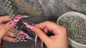 Мк сумочка из бусин 8 мм поэтапно - Третий шаг