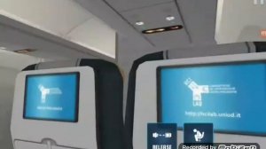 Симулятор пассажира в самолете.