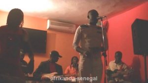 Сенегальская народная музыка.Запись в клубе Дакара.