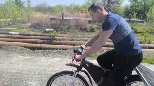 Электровелосипед на солнечной панели