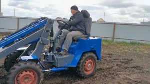 работа минипогрузчика на гидроходу 2