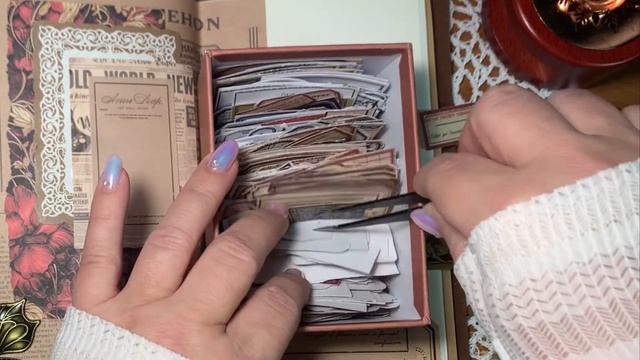 ASMR ~Звуки для сна~Шуршание бумаги ~Art journaling