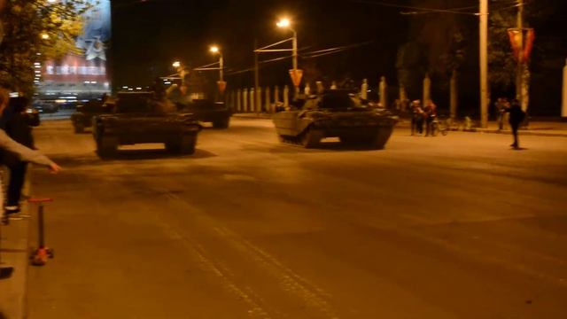 Victory Parade Repetition. Репитиция парада Победы
