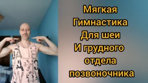 Мягкая гимнастика для шейно воротниковой зоны. Улучшает кровообращение.