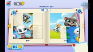 Talking Tom & Friends New Summer's Alboom Gameplay Cartoon Говорящий Том Друзья Новый Летний Альбом