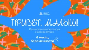 Привет, малыш! / Пренатальная психология с Еленой Журек / 6 месяц беременности / МИП