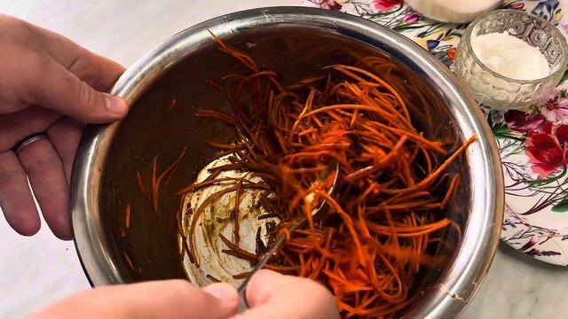 КАК НА РЫНКЕ. Спаржа по-корейски. Соседка кореянка рас?