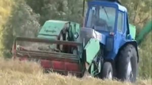 МТЗ 80 и Bizon z020 zagon. Bizon Z020 and MTZ 80