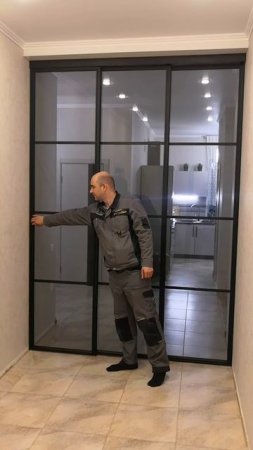 Раздвижная каскадная перегородка