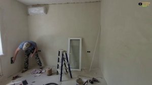 ГОТОВЛЮ КОМНАТУ К САМОМУ ГЛАВНОМУ НОВЫЕ ОТКОСЫ ПРОГРУНТОВАЛ СТЕНЫ ЧТО ДАЛЬШЕ