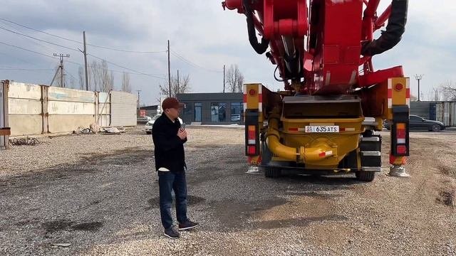 SANY  – Самый Высокий Автобетононасос в Мире!🇰🇬