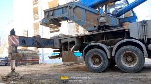 установка Автокрана КамАЗ Клинцы 40т.