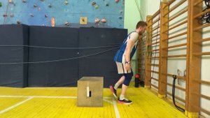 Физ. Подготовка Прыжки на тумбу лицом вперед на одной ноге NoDaysOff
