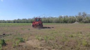 Первый выезд нового трактора Дт-175 "Волгарь"
