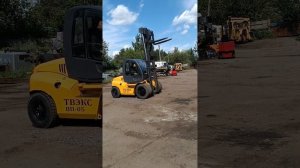 Работа вилочного погрузчика твэкс вп 05