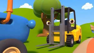 Синий трактор - Смешинка 🚜 Развивающие мультфильмы д?
