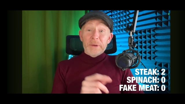 Сравнение стейка, шпината и искусственного мяса.#карн? смотреть онлайн