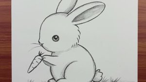 Лёгкий рисунок кролика: как поэтапно нарисовать милого кролика — простой карандашный