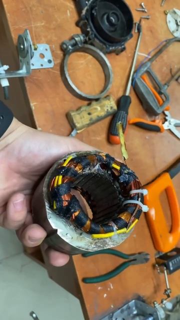 Перемотка статора, когда не все с первого раза( смотреть онлайн