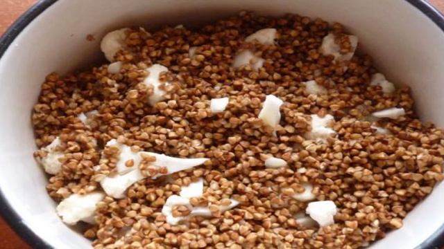 Гречневая каша с цветной капустой