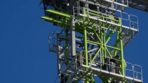 Наращивание башенного крана zoomlion WA7015-10