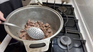 Сердце тушеное с картофелем - просто, но очень вкусно!