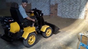 Первый заработок на минипогрузчике.