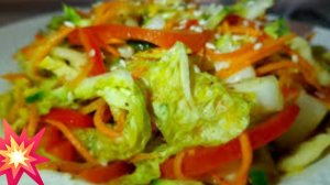 Все, кто пробуют, остаются в восторге! Вкуснейшая ХРУСТЯЩАЯ ПЕКИНСКАЯ капуста по Корейски!!!