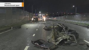 Водитель «Рено» госпитализирован после страшного ДТП