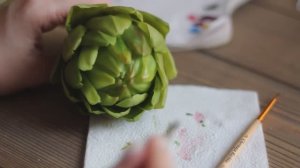 Артишок. Лепка из глины