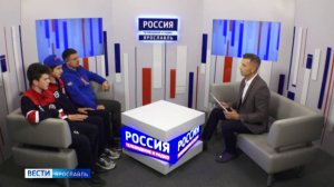 Интервью с хоккеистами клуба «Ярославич» и их тренером Андреем Пантаевым