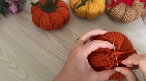 Тыква спицами