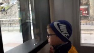 Стамбул (Beyoğlu- Ömer Avni). ...Сели на трамвай (Т1). Поедем до площади Эминёню. 21.11.2017, 13:42