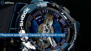 Обзор часов Casio G-SHOCK GM-110EARTH-1A с хронографом. Японские на