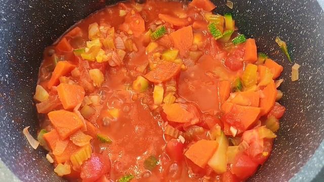 Вкусный овощной суп с фасолью. Простой рецепт супа. смотреть онлайн