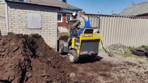 Работа электропогрузчика Микроб