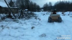 Вездеход Добрыня Сафари по снегу