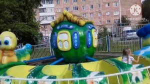 аттракцион гусеница адаптирован парк