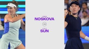 13.08.2024. Лулу Сан - Линда Носкова. WTA Cincinnati. Lulu Sun - Linda Noskova