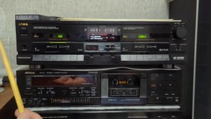 Aiwa AD - WX808 - двухкассетная птица с аморфными головами и ?