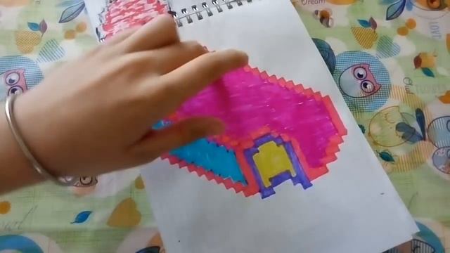 МОИ РИСУНКИ ПО КЛЕТКАМ! | НЯМ КЭТ! смотреть онлайн