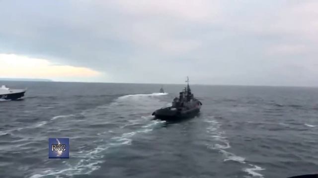 Видео ФСБ с нарушившими границу России кораблями ВМС Украины смотреть онлайн